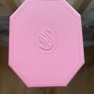 Swarovski Pink Octagonal Ring Box with pink gift bag